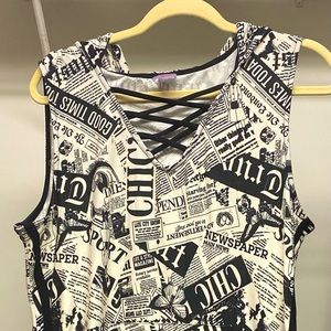 Never Worn Cute Lounge News Dress